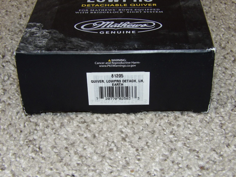 NEW LEFT Handed Mathews Low Pro series Detachable 5 Arrow Quiver- Earth LowPro - Image 3 of 4