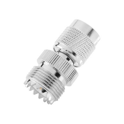 TNC-Stecker auf PL259 UHF-Adapterbuchse, Silber D6C67280