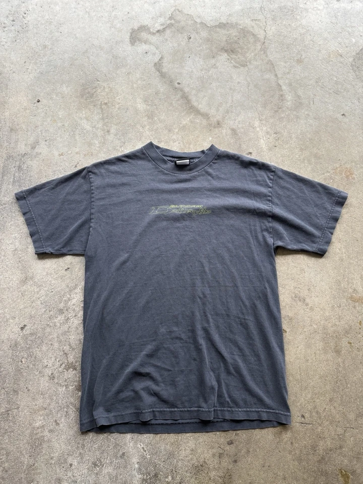 Camisa Desteñida De Colección Años 90 Anime Grial Gundam Robot Guadaña de la Muerte Sashiko Reparación Foto 3 de 4