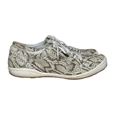 Joseph Seibel Caspian Leather Sneakers Taupe Gray Size EU 39 US 8 8.5 