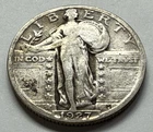 1927 STANDING LIBERTY QUARTER SILVER U.S. COIN * GET WHAT U C * SHIPS FREE