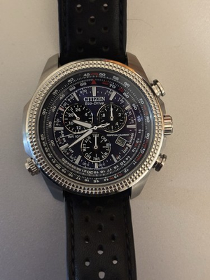 #ad Citizen Men#x27;s Eco Drive Perpetual Calendar Watch $150.00