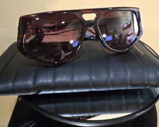 Victoria Beckham BOXED VB6815S Geometric Sunglasses Brown Authentic case  cloth