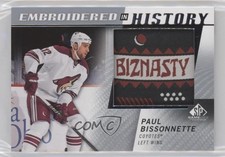 2021-22 SP Game Used Embroidered in History Legends Paul Bissonnette #62 01g1