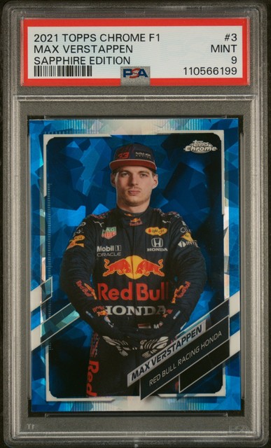 Max Verstappen 2021 Topps Chrome Sapphire Formula 1