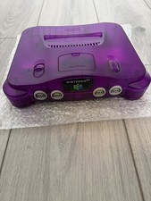 Nintendo 64 N64 Console Re-shell Modded Purple