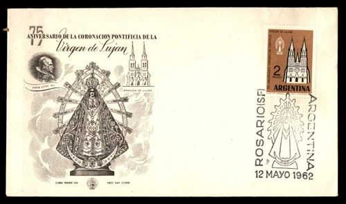 Mayfairstamps Argentina FDC 1962 Church Virgin of Lujan First Day Cover aaw_4391