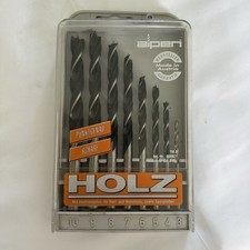 Alpen 8tlg Dübel Holzbohrer Set 3,0 mm bis 10,0 mm