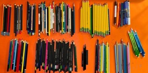 60+ Colored Pencil & Art Supply Lot Prismacolor Faber Castell Ticonderoga