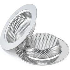 2 Pack Kitchen Sink Strainer Basket, 4.5 Inch Double Layer Drain Strainer for