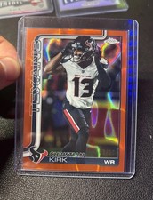 2025 Topps Chrome Football Orange Christian Kirk /25 Houston Texans