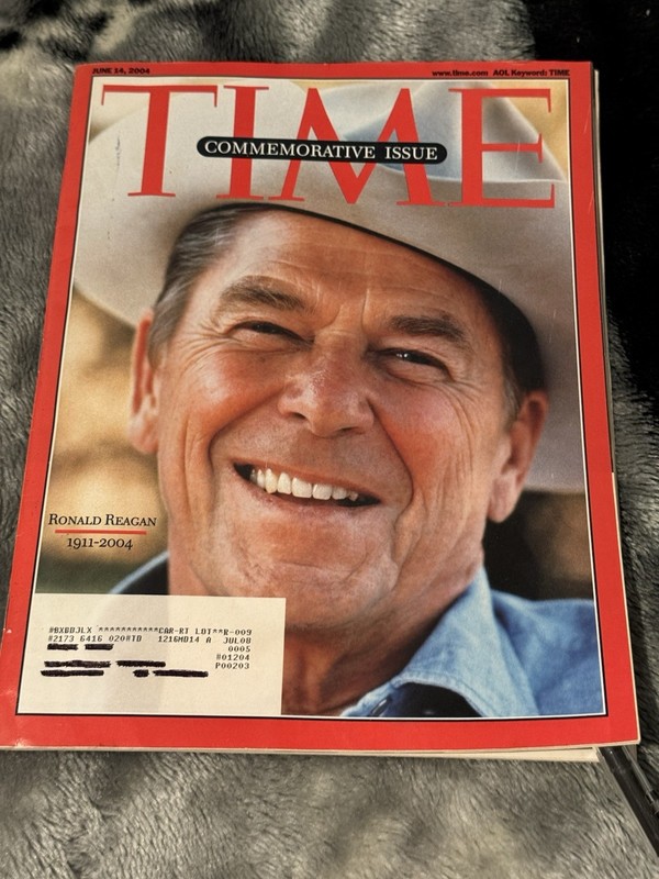 Time Magazine Ronald Regan