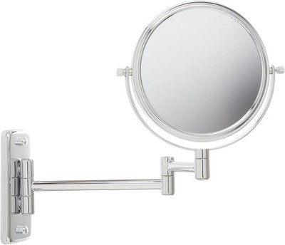 6-Inch Two-Sided Swivel Wall Mount Mirror - Makeup Mirror with 5X Magnification