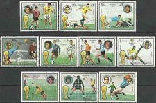 Timbres Sports Football Fujeïra 1383/1392 o - 88369