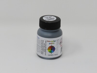 Tru-Color Paint 826 Pullman Green Flat Brushable Model Railroad Color 1 oz