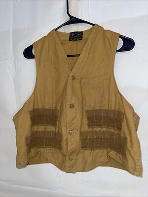 Vintage American Field Sportswear 50's Canvas Hunting Vest Vintage American Field Sportswear 50's Canvas Hunting Vest