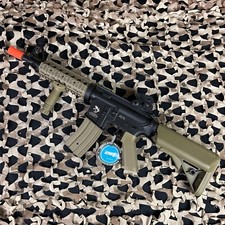 NEW Echo1 Polymer M4 ST6 AEG Airsoft Gun - Tan - JP-96