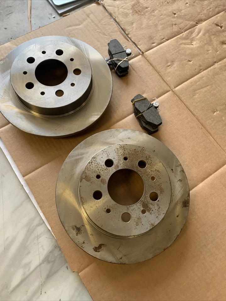 1995-1997 Volvo 960 Rear Left & Right Disc Brake Rotors Set 600-27020 - Image 3 of 4