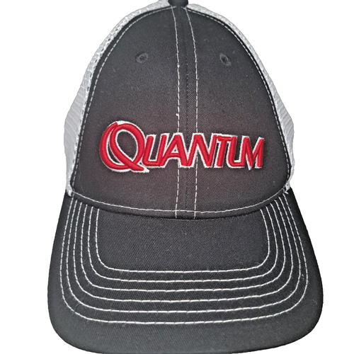 Quantum Embroidered Fishing Mesh Hat/Cap Adjustable