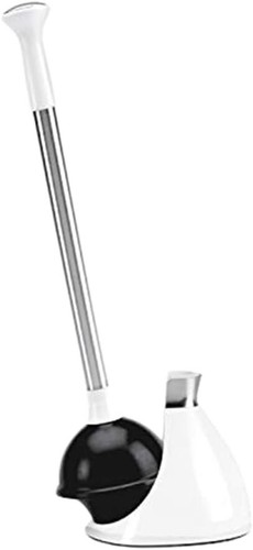 New-Plunger and Toilet Brush Bundle, White - Picture 5 of 10