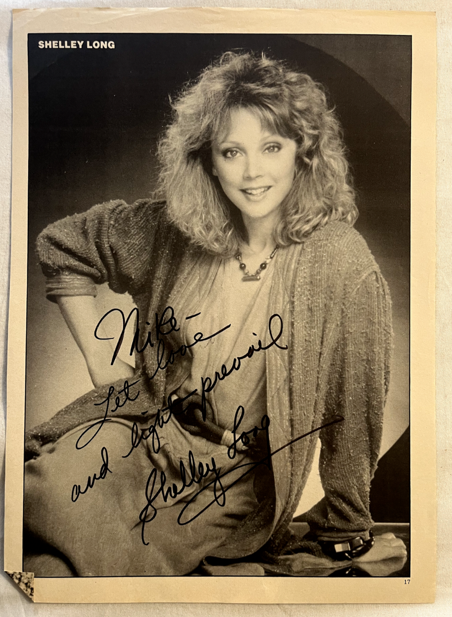 VTG Shelly Long SIGNED 8x10 B&W Magazine Cut ACTRESS Cheers | eBay
