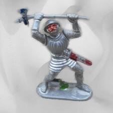 Vintage Jean Hoefler Knight with Axe West Germany Silver Figure