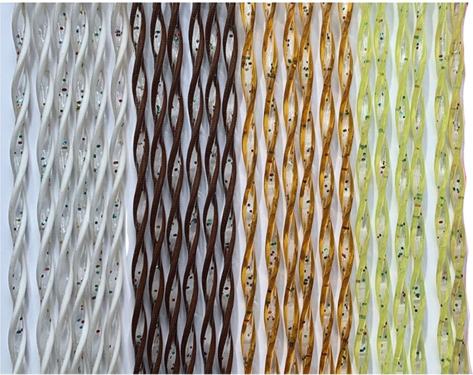 Tenda Luna 100x220 Gialla Glitterata - La Soluzione Anti-Mosche per Famiglie