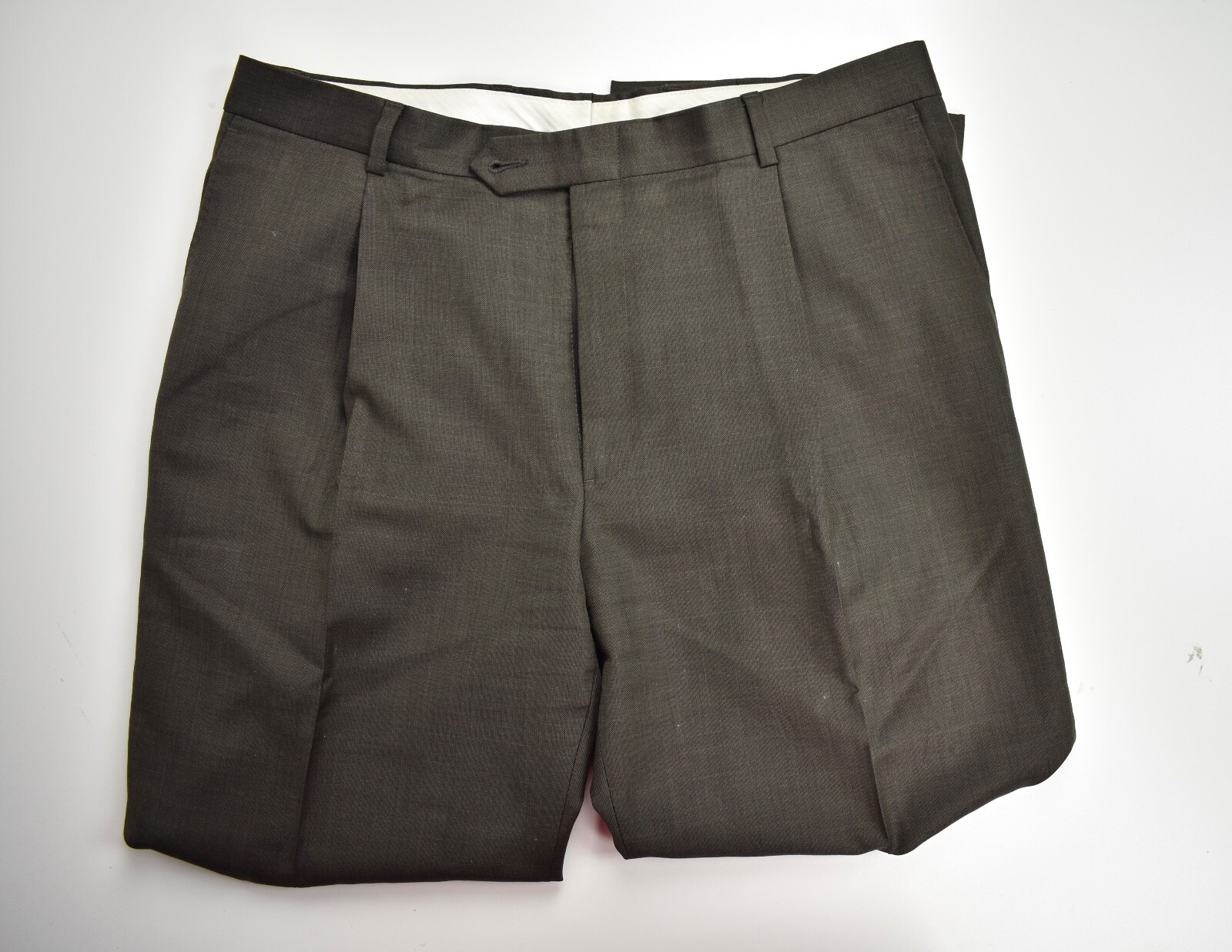 Hart Schaffner Marx Solid Brown Wool/Cashmere Ble… - image 4