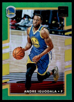 2017-18 Donruss Green Flood Andre Iguodala Golden State Warriors