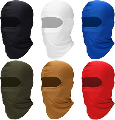 #ad Balaclava Full Face Mask for Men Women UV Protection Ski Sun Hood Tactical Masks $4.89