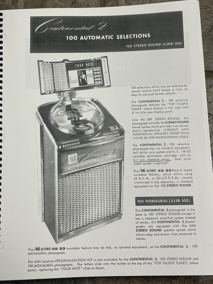 *NUEVO* 372 PÁGINAS AMi CONTINENTAL 2 MASTER MANUAL DE SERVICIO! Foto 4 de 4