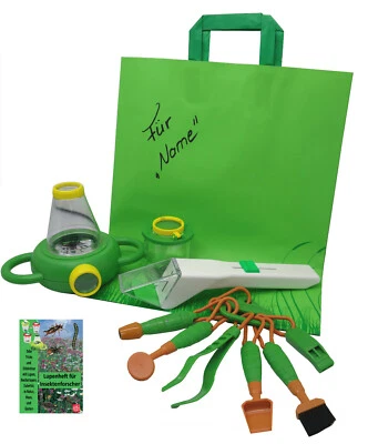 EDU-TOYS MEDUP Insektenkunde: 2Wege Betrachter Werkzeug Insektenfänger Becherlupe Tüte