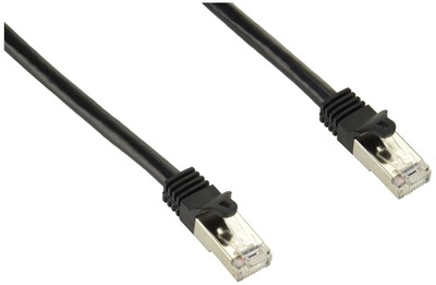 StarTech.com N6SPAT50CMBK 0.5 m Cat6 Patch Cable, Shielded (SFTP) Snagless Gigab