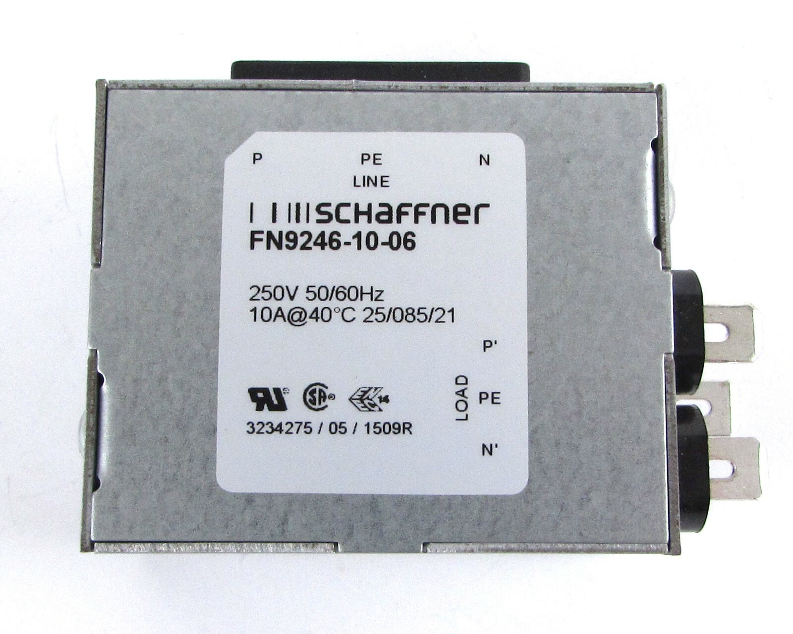 Schaffner FN9246-10-06 Power Entry Module 250V 10A 50/60Hz | eBay