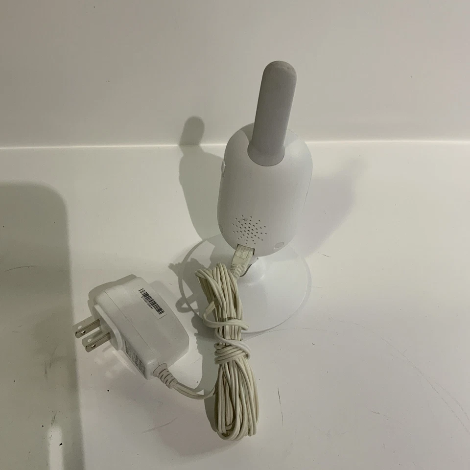 Cámara de video digital para bebé Philips Avent SCD630 visión nocturna infrarroja. Cámara encendida Foto 3 de 4