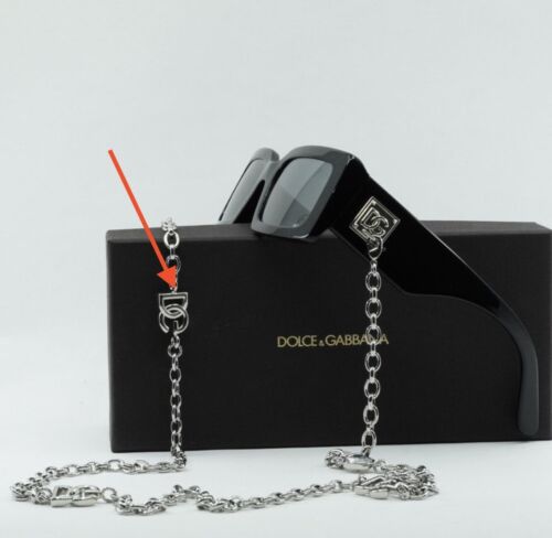 Dolce & Gabbana Chain for DG4416 Sunglasses Replacement Authentic Silver 41mm - Picture 1 of 12