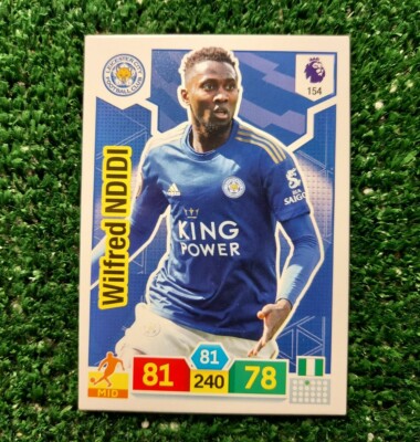 CARD ADRENALYN XL PANINI PREMIER LEAGUE 2019/20 LEICESTER NDIDI n°154 2020