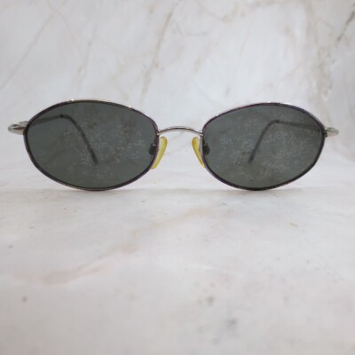 Marcolin Unisex Sunglasses with case Vintage Marcolin 145 Black Silver Pilot Sunglasses Italy  main image 4