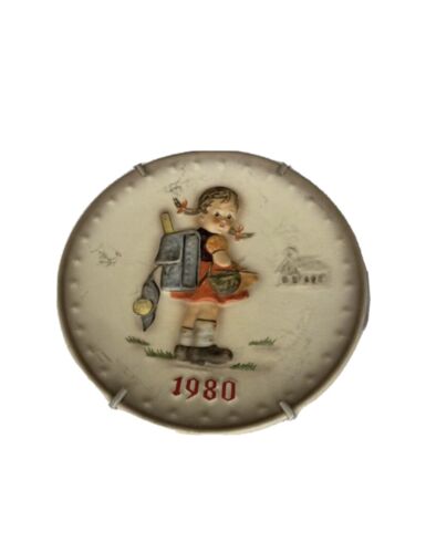 Goebel 10th Annual Collectors Plate 1980 West Germany 1972 Holder Hanger 7.5" - 第 1/4 張圖片
