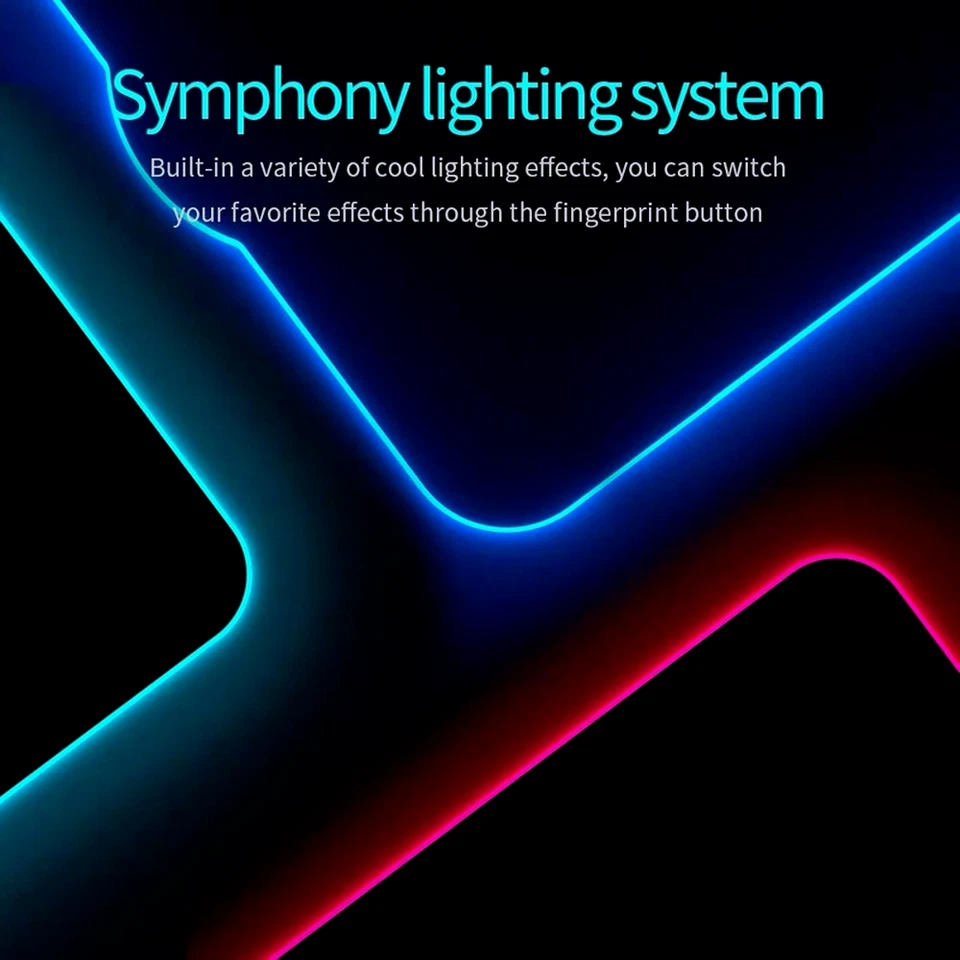 Alienware 15W Qi Wireless Charging RGB Gaming Computer Keyboard Pad Mouse Mat - Image 4 of 4