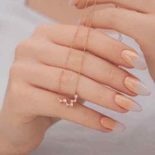 ZODIAC CONSTELLATION SIGN SYMBOL PENDANT NEKLACE ZODIAC OUTLINE NECKLACE