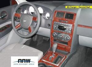 Details About Dodge Charger Sxt Se R T Magnum Interior Wood Dash Trim Kit Set 2008 2009 2010