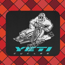 YETI Bike Bicycle Logo Black Mousepad Desk Mat Gaming Mouse Pad