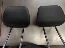 14" XV CROSSTREK FRONT SEAT HEAD REST / PAIR - LEFT - RIGHT BLACK LEATHER