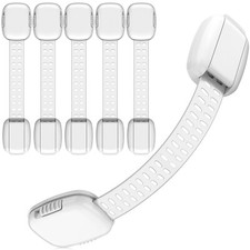 6 Pack Baby Proofing Cabinet Locks, Child Safety Locks with Adjustable Strap