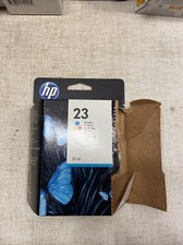 Genuine HP 23 Tri-Color Ink Cartridge C1823D Open Box Expired 2013