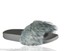 thumbnail 9  - Womens Slip On Flat Furry Rubber Slider Mules Fur Slipper Rihanna Sandals Size