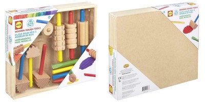 Alex Toys Artist Studio Wooden Dough Tools Set 12 Piece (885303041604)