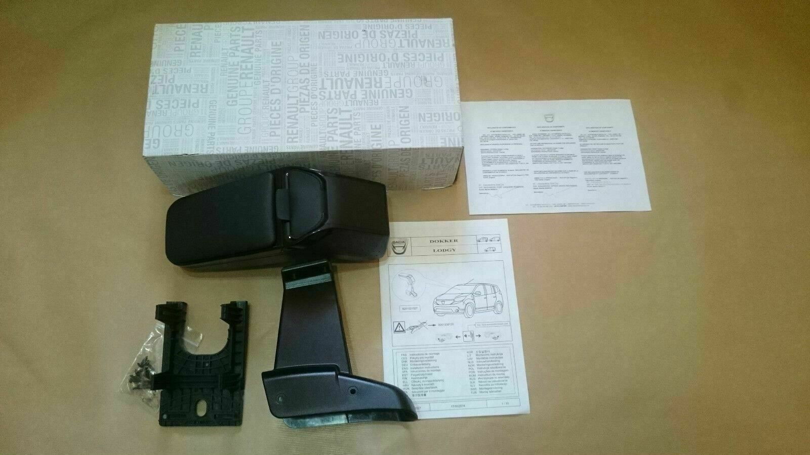 Accoudoir avant premium en similicuir pour habitacle Dacia Dokker