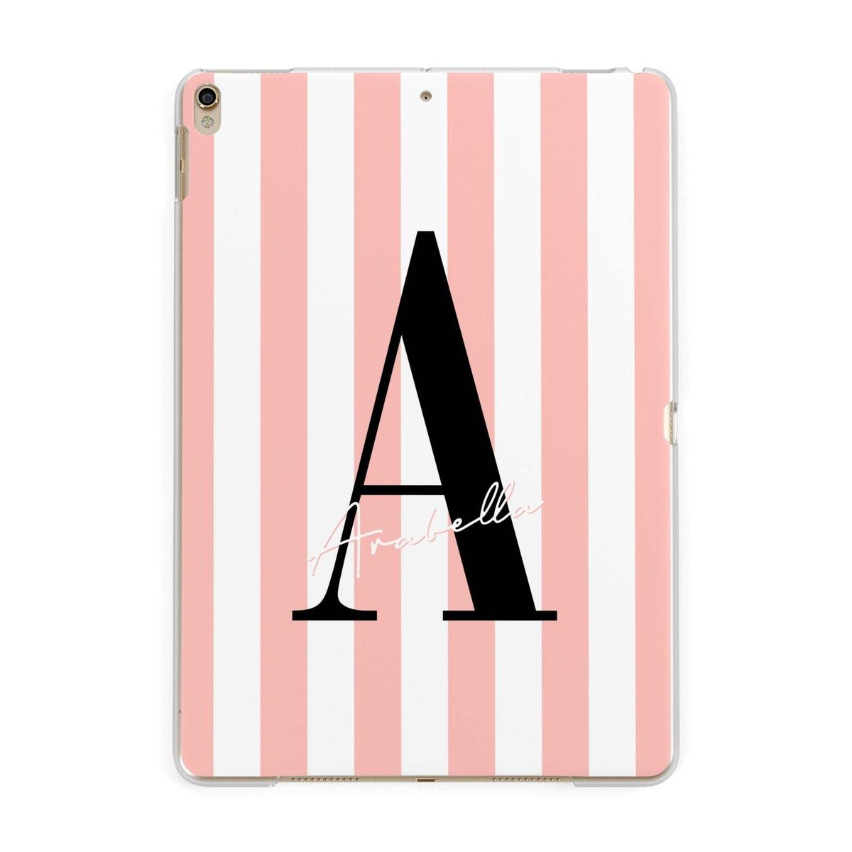 Dyefor Personalised Ipad Mini Case Personalised Pink Striped